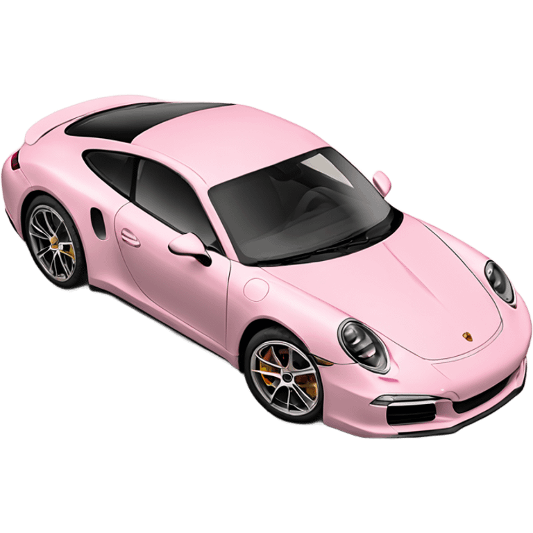 Light pink  new Porsche 911  emoji