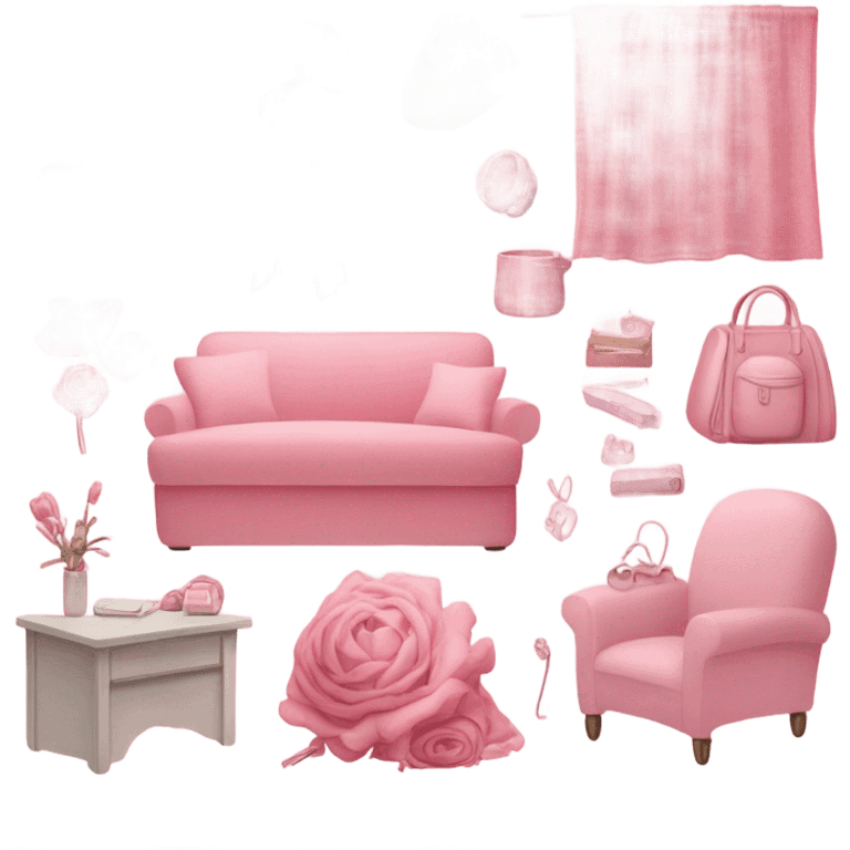 Pink aesthetic  emoji