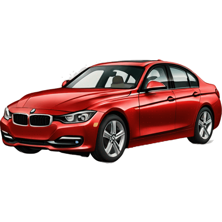 Red BMW 340i emoji