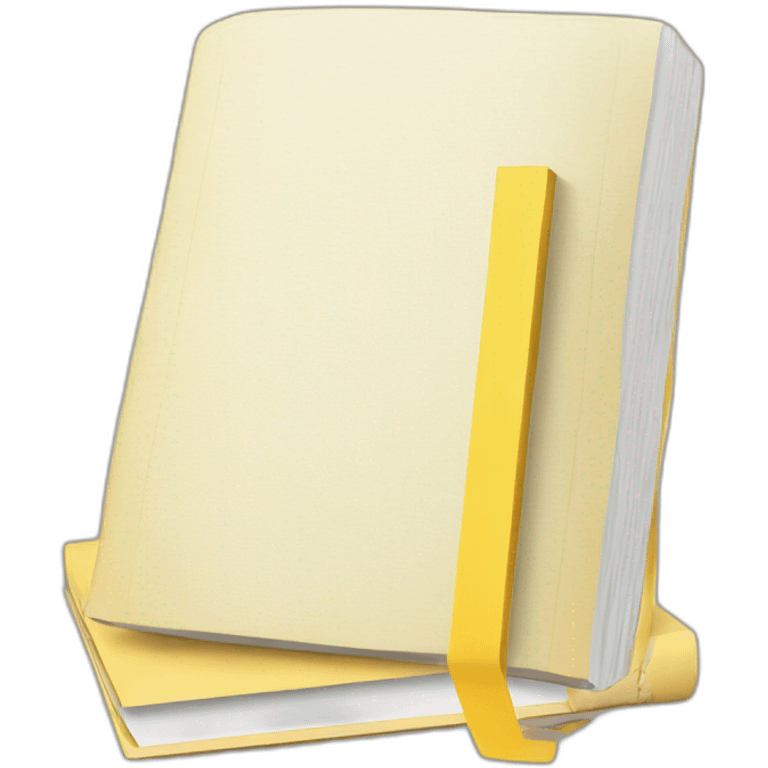 book with sticky notes emoji