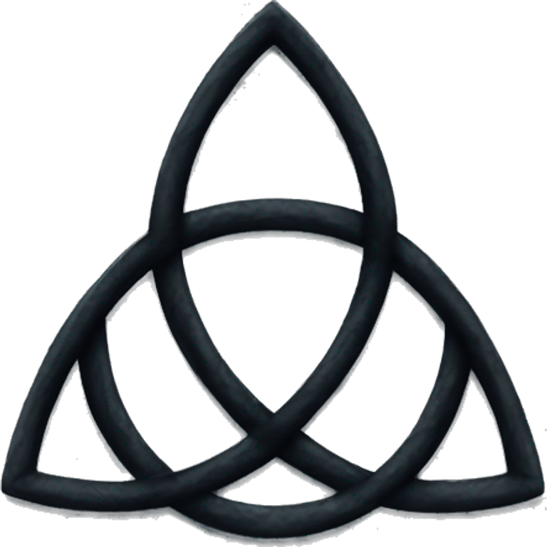 Dark series triquetra  emoji