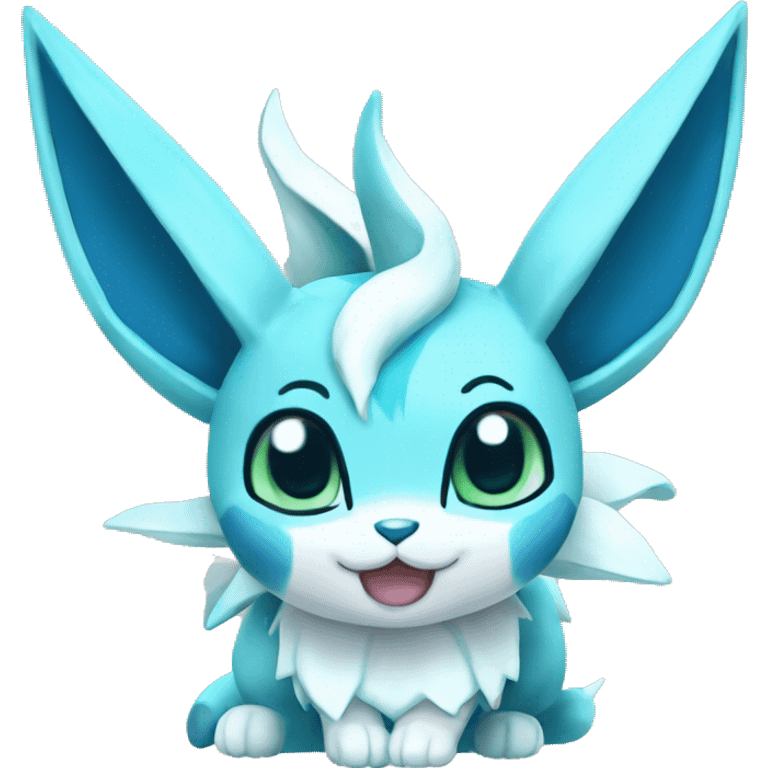 Glaceon-Vaporeon-Pokémon emoji