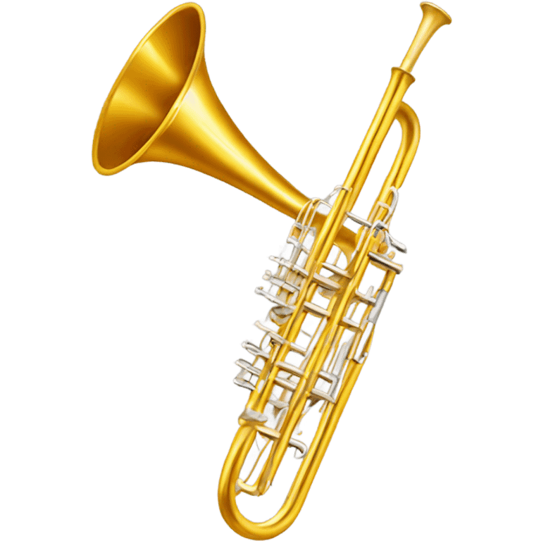 Golden trombone emoji