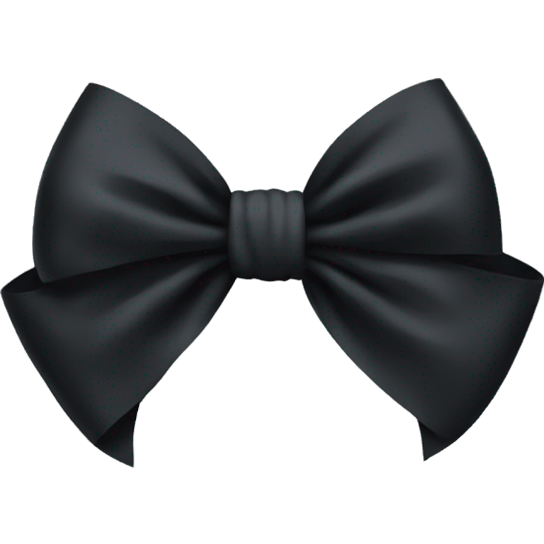 Black bow  emoji