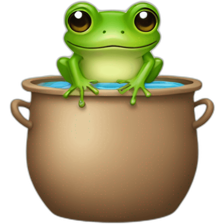 frog in a pot emoji