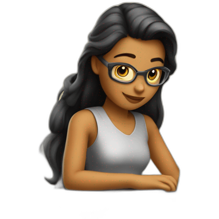 girl-writing-elixir-code-with-macbook emoji