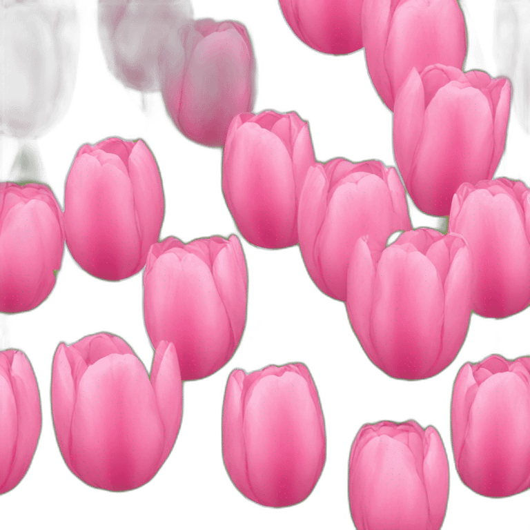 pink tulip emoji