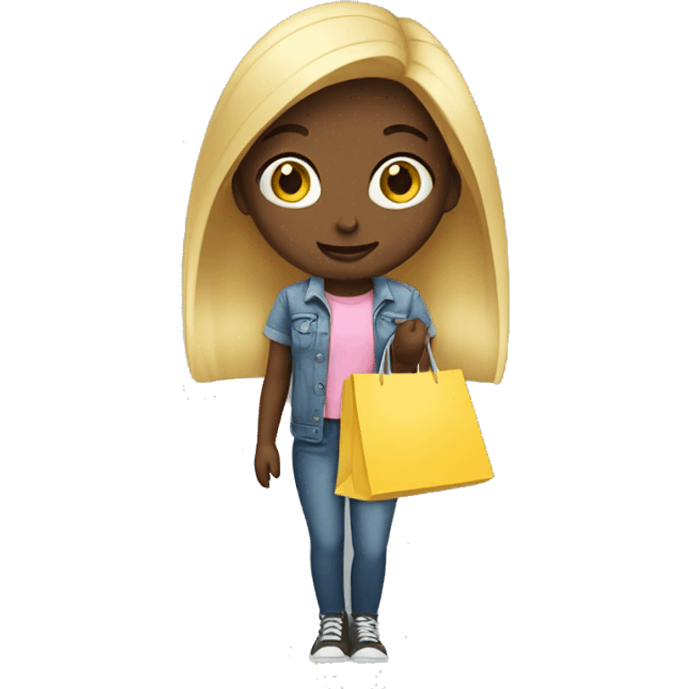 Girl shopping emoji