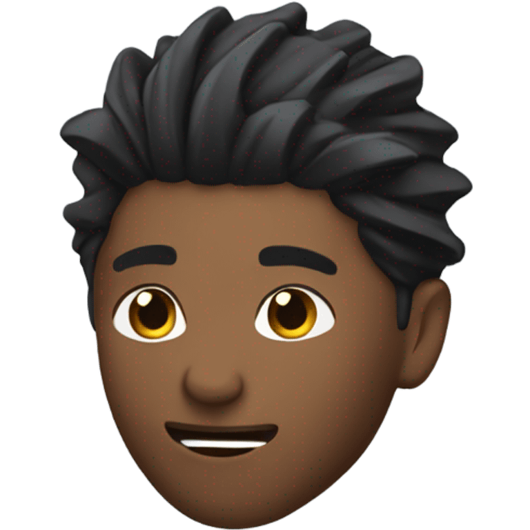 ninja getting a low taper fade emoji