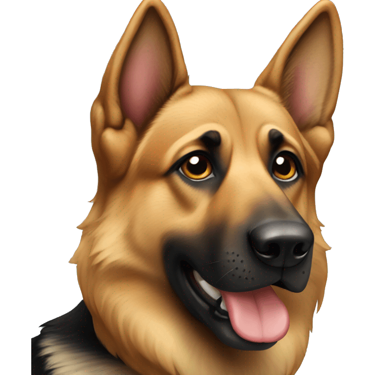 German Shepard dog emoji