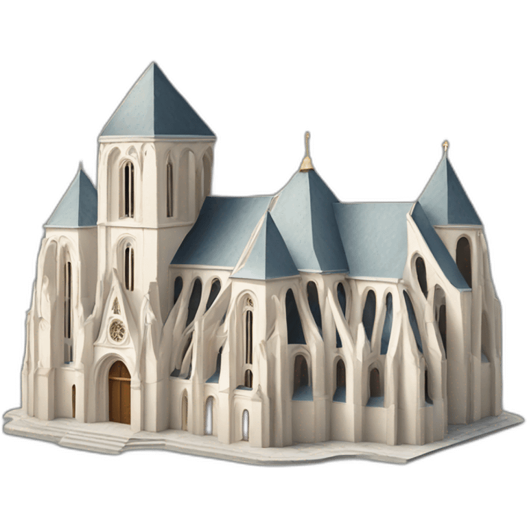 French styled Cathedral emoji