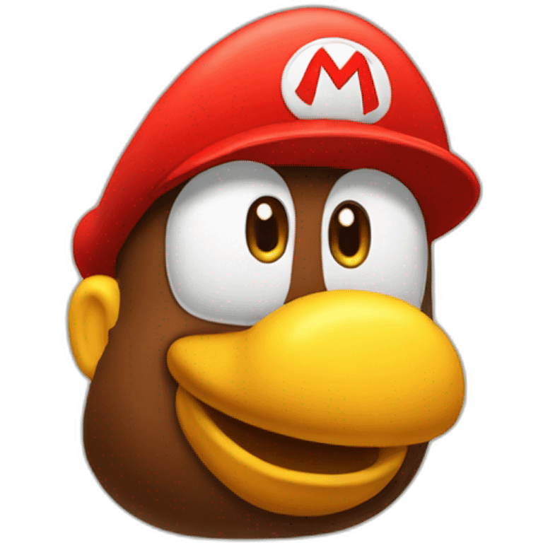 Mario en poule emoji