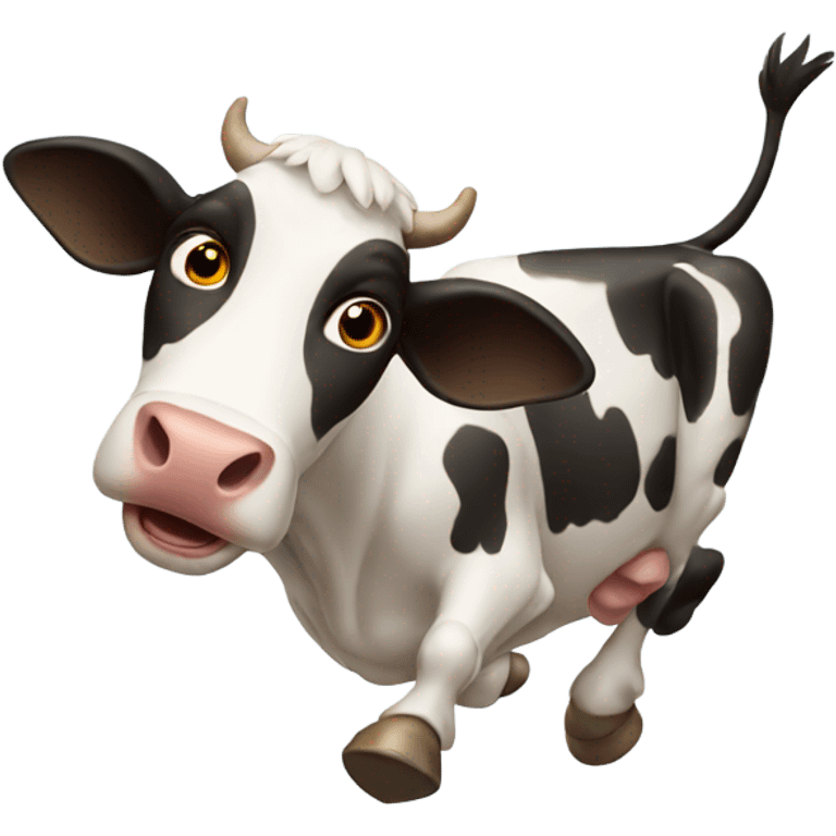 Flying cow emoji