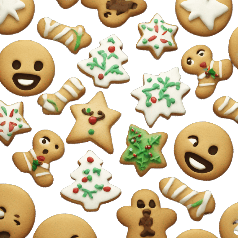 christmas cookies emoji