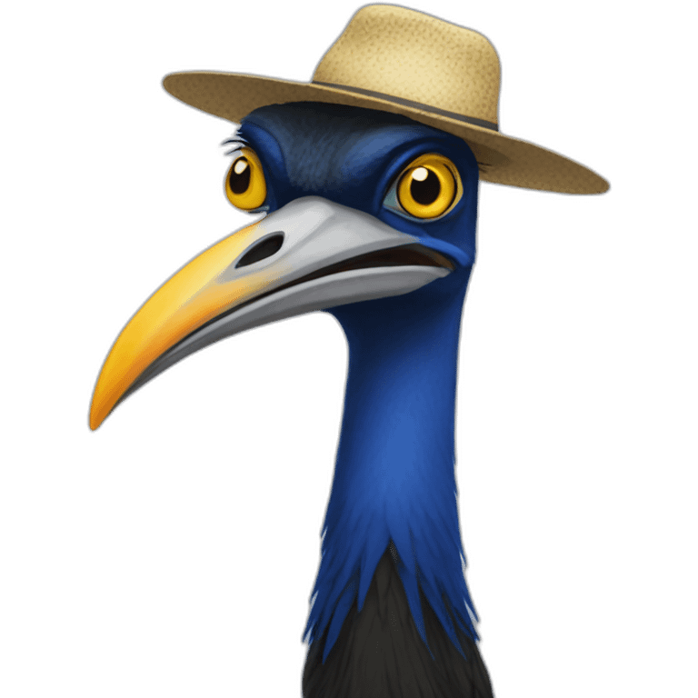 Cassowary emoji