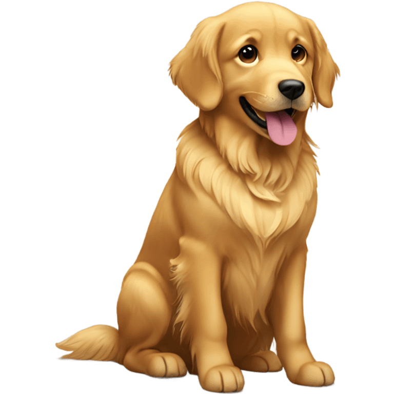 Golden retriever  emoji