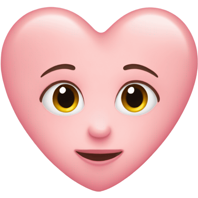 Baby pink heart  emoji