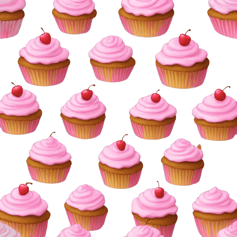 cupcake pink emoji