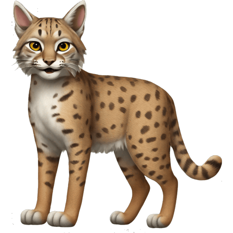 Bobcat fullbody emoji