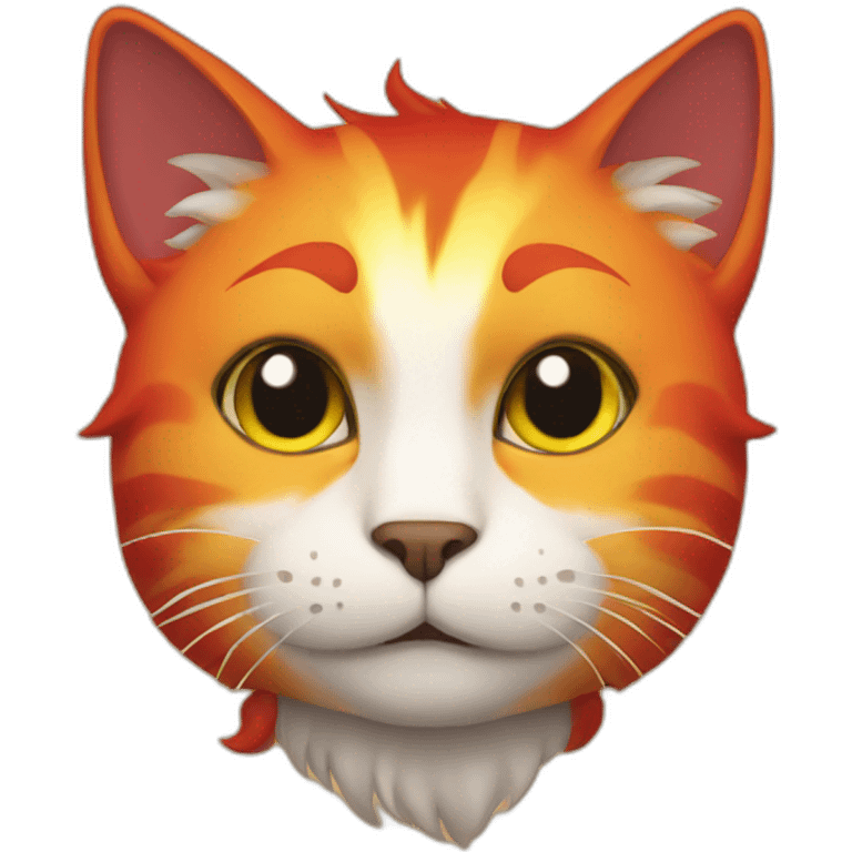 fire cat emoji