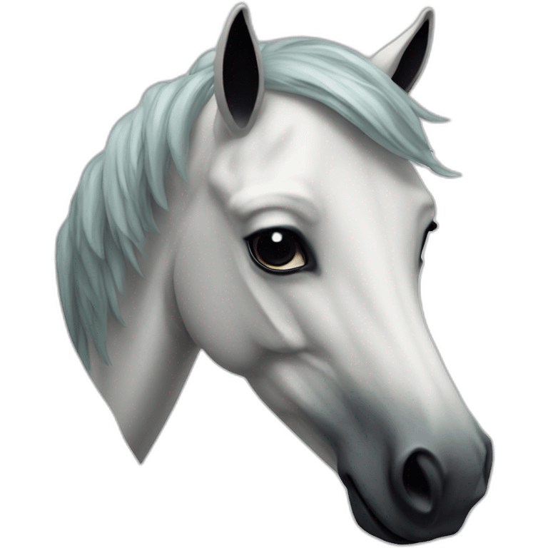 photorealistic space horse emoji