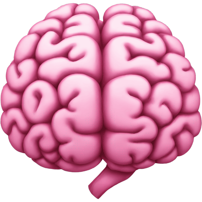 Pink Brain emoji