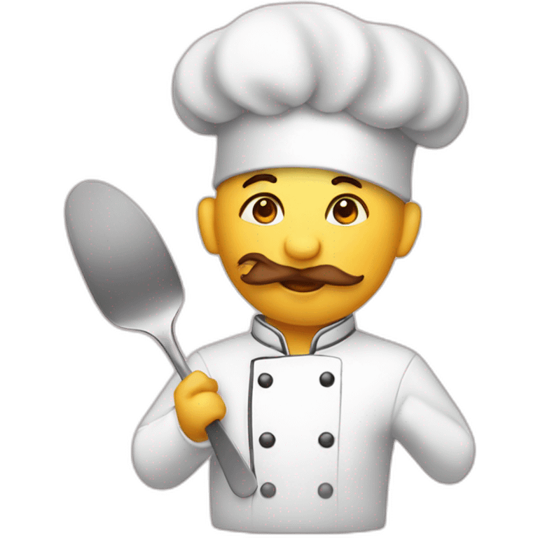 kissing chef emoji