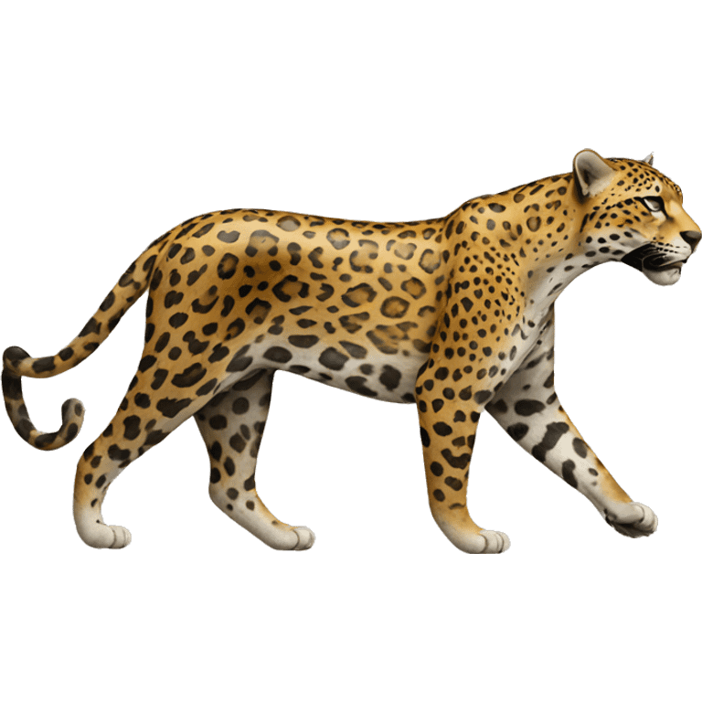 Walking jaguar  emoji