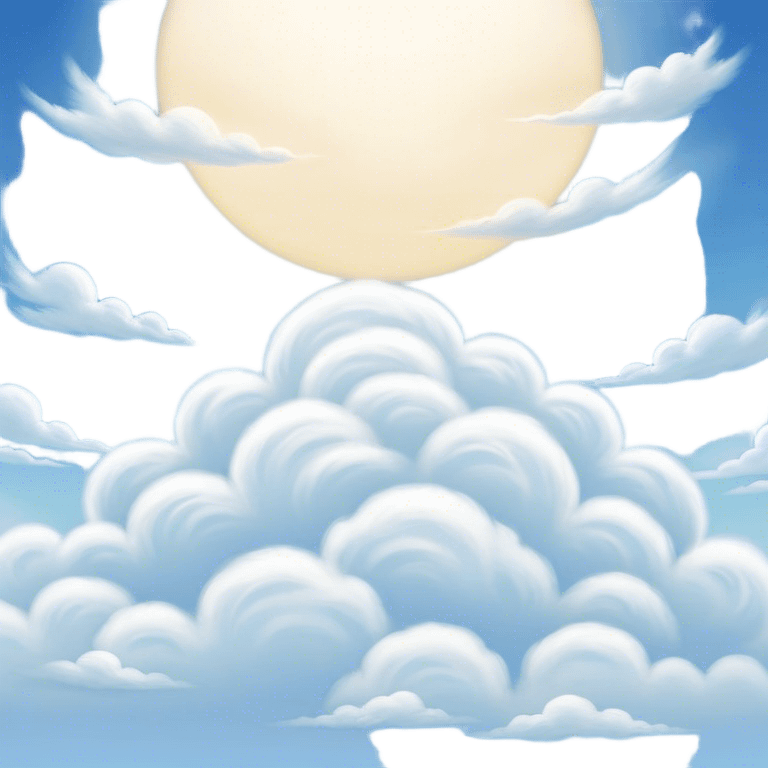 Cinematic Realistic Cirrus Emoji, High and wispy, with thin, delicate clouds stretching across the sky like brush strokes of white. The light, feathery clouds suggest clear weather and distant horizons, evoking a sense of tranquility. Soft glowing outline, capturing the essence of serene skies and airy beauty in a graceful cirrus cloud! emoji