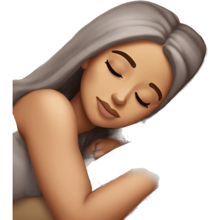 Ariana Grande sleeping emoji