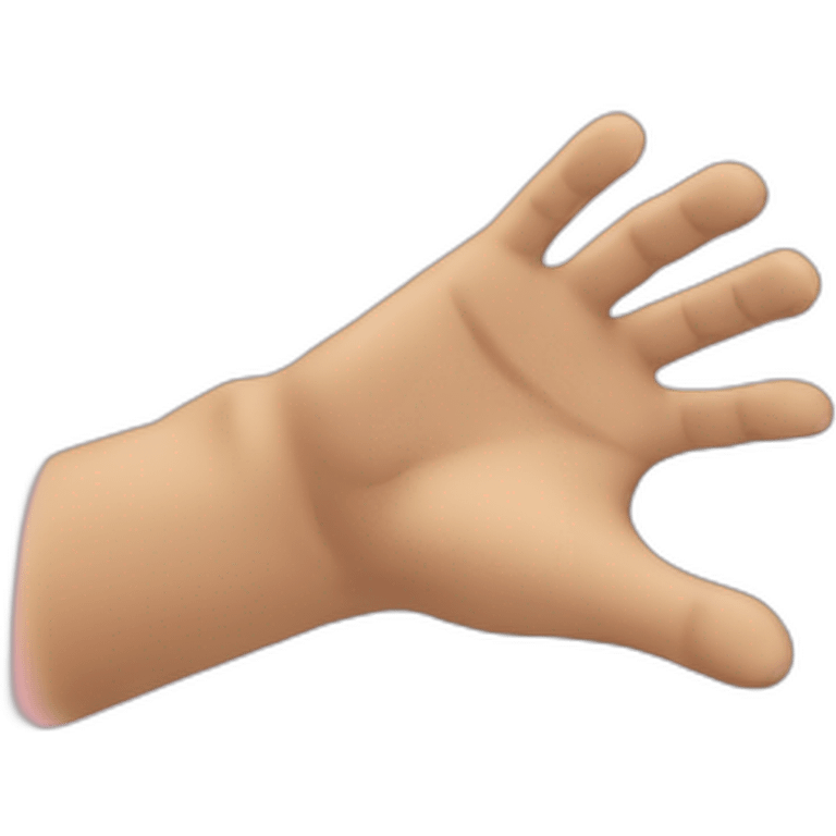 Fingerboarding hand emoji