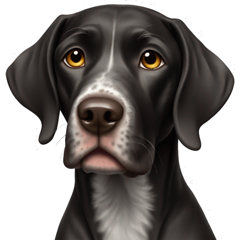 black german short hair pointer emoji