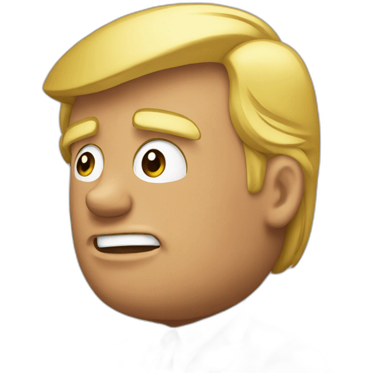 trump borracho y despeinado emoji