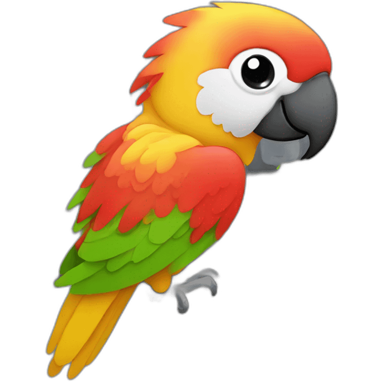 parrot in keyboard emoji