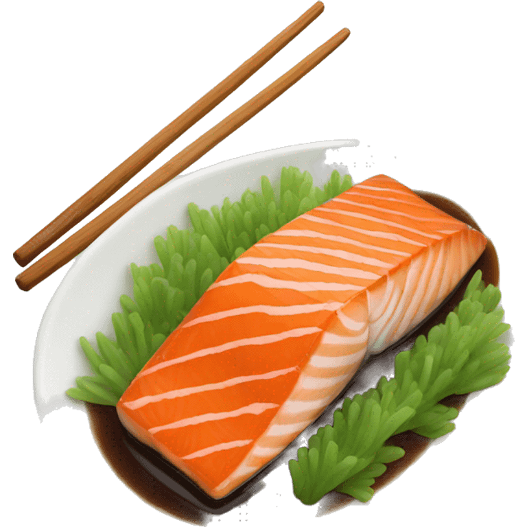 Teriyaki salmon emoji