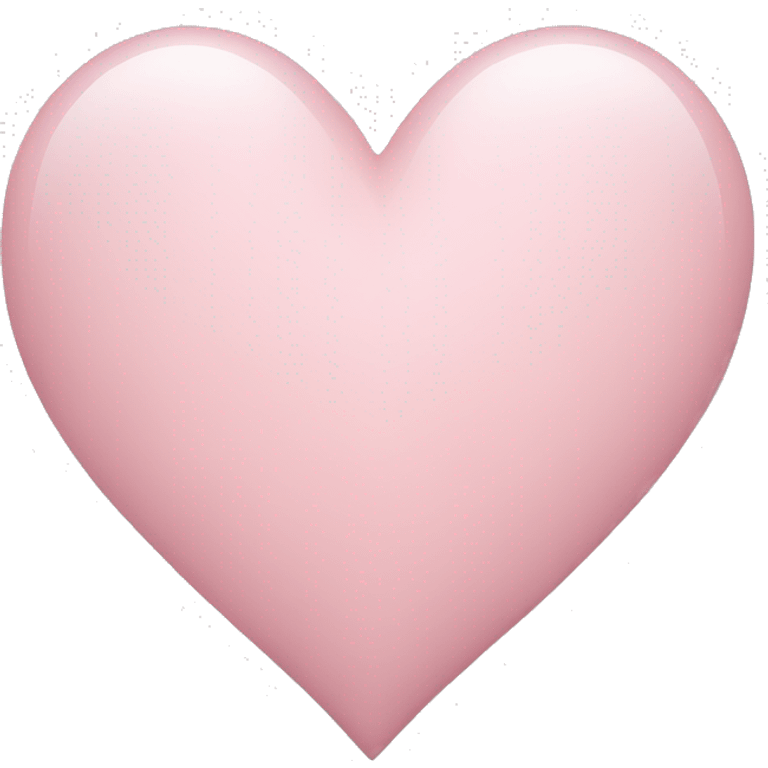 light pink heart emoji