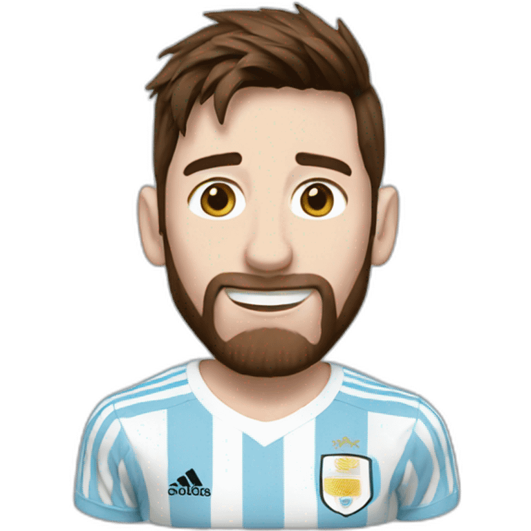 messi argentina shirt emoji