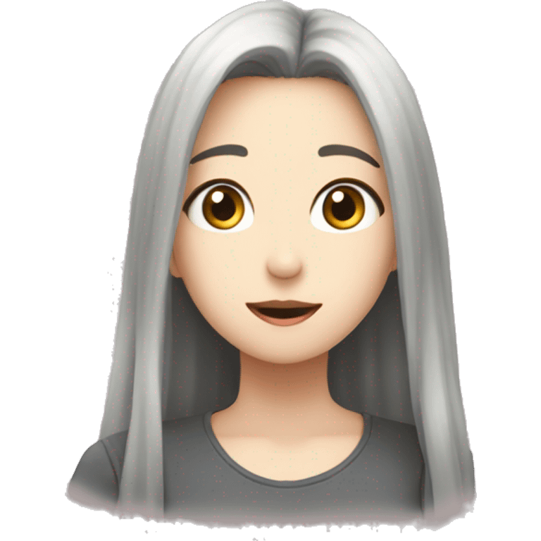 메달을 건 소녀 emoji