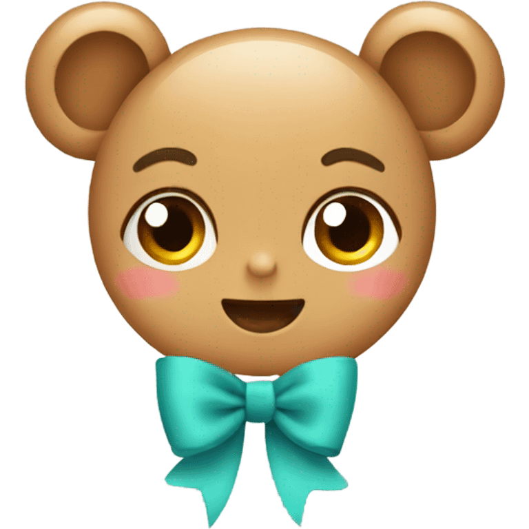 Cute bow emoji