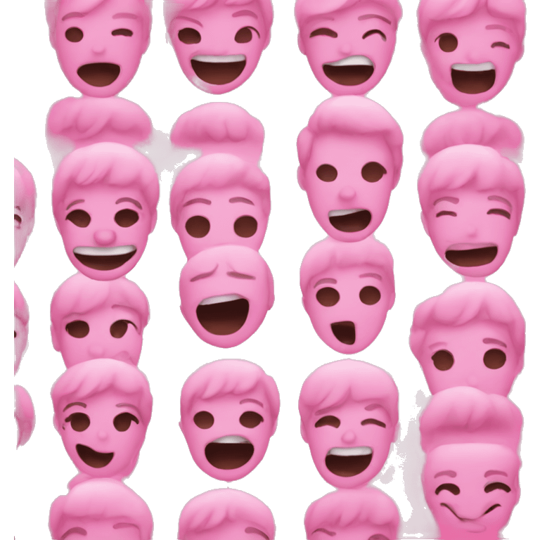 Pink emojis emoji