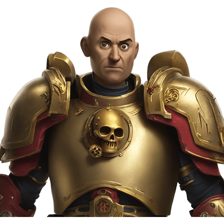 Adeptus Custodes from Warhammer 40k Shrugging emoji