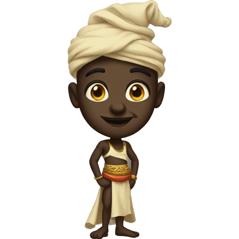 black genie emoji