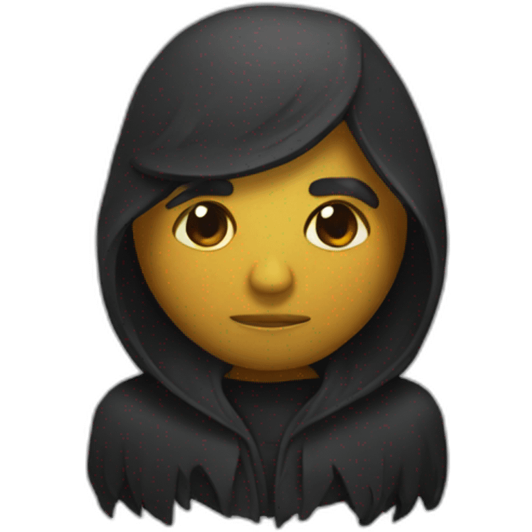 Lazo negro de luto emoji