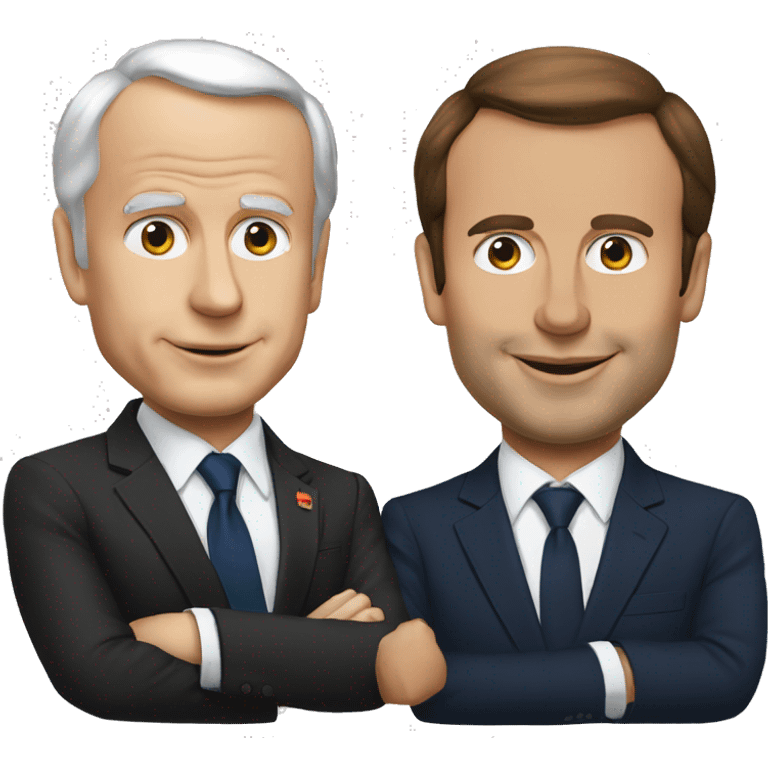 Emanuel Macron et poutine  emoji