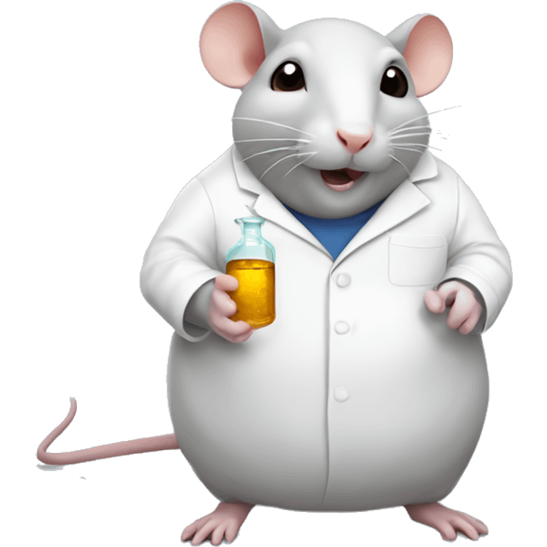 fat chemistry rat emoji