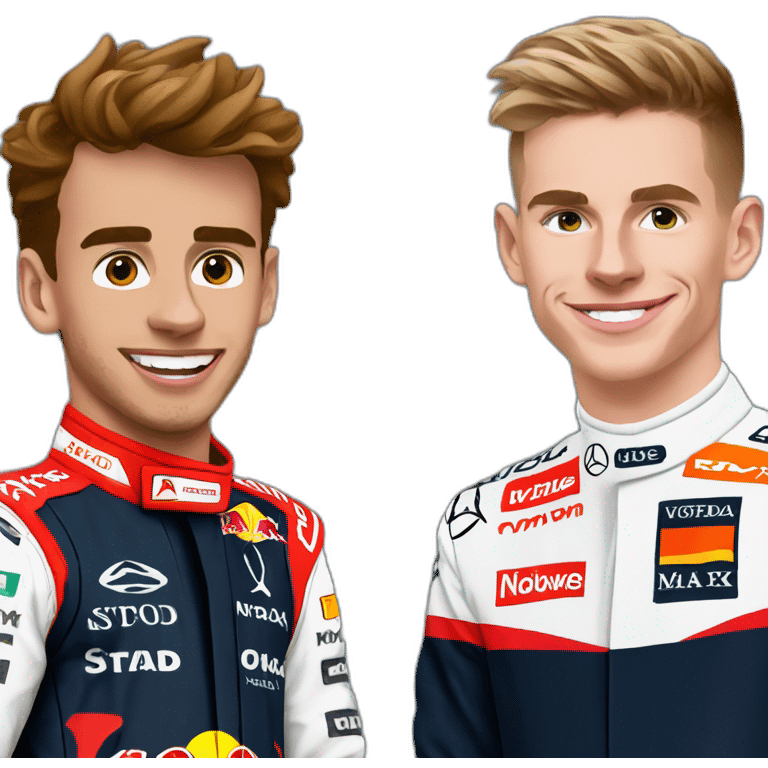 Lewis Hamilton with Max verstappen emoji