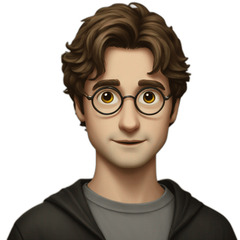 harry potter in a painting emoji