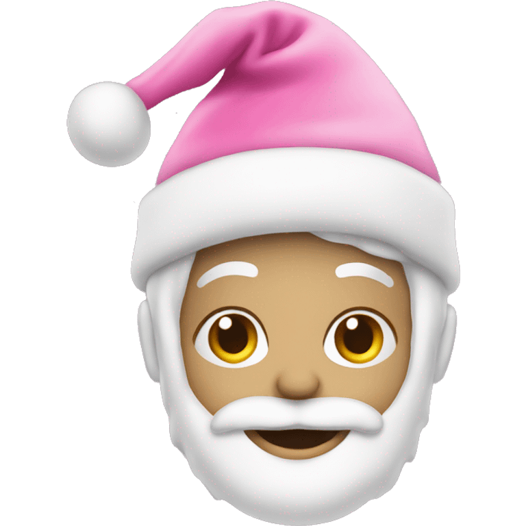 white christmas with pink decorations  emoji