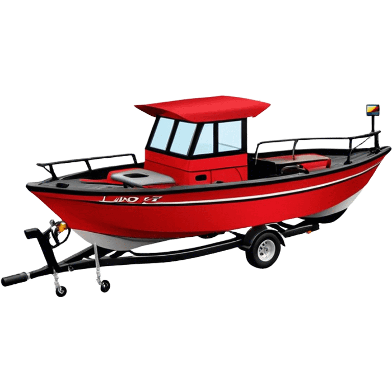 Fishing Boat - Lund 1775 Crossover XS (Model Year: 2022) (Iconic colour: Red with black trim) emoji