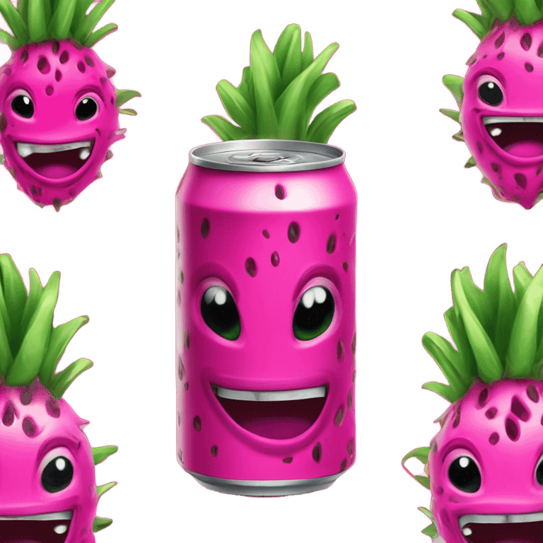 Energy Drink with the Taste of a Dragonfruit Dragon  emoji